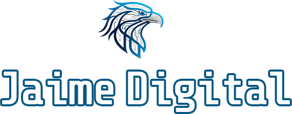 Variante del logotipo de Jaime Digital para fondos claros